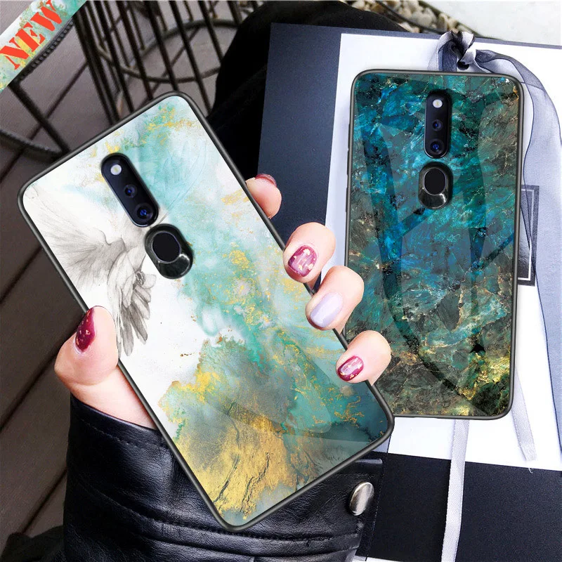 For OPPO F11 Pro Case Marble Tempered Glass+Soft Side Back Cover For OPPO F9 Pro / Realme 2 Pro / Find X Moblie Phone Coque
For OPPO F11 Pro Case Marble Tempered Glass+Soft Side Back Cover For OPPO F9 Pro / Realme 2 Pro / Find X Moblie Phone Coque