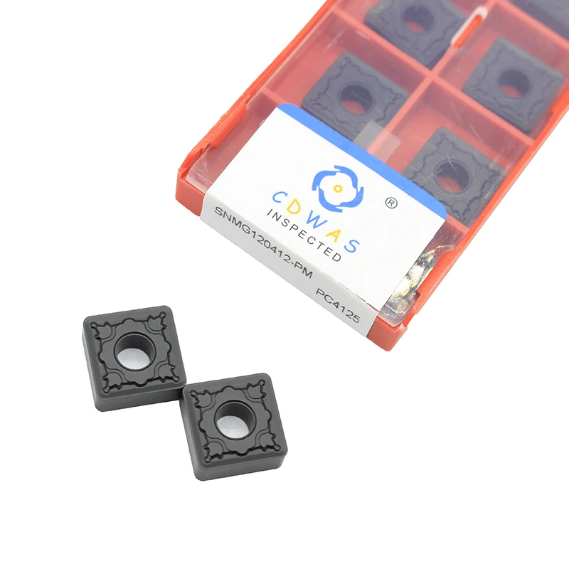SNMG120412 PM PC4125 Carbide insert External Turning Tools Lathe cutter Tool turning insert For processing steel parts
SNMG120412 PM PC4125 Carbide insert External Turning Tools Lathe cutter Tool turning insert For processing steel parts