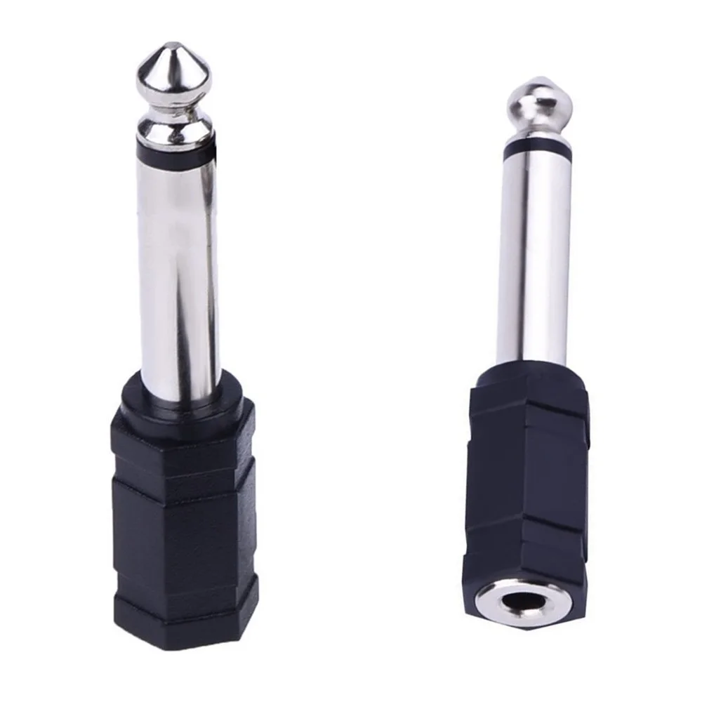 6.35mm 1/4" Mono Male to 3.5mm 1/8" Jack Audio Stereo Female Plug Adapter Converter Jack Socket Connector for Amplifier Guitar
6.35mm 1/4" Mono Male to 3.5mm 1/8" Jack Audio Stereo Female Plug Adapter Converter Jack Socket Connector for Amplifier Guitar