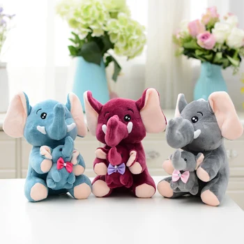 one piece small cute plush elephant toy soft mother&baby elephant gift doll about 23cm 2648
one piece small cute plush elephant toy soft mother&baby elephant gift doll about 23cm 2648