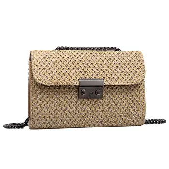 Straw Bags for Women Shoulder Bag Hand Made Exquisiteness Straw Bags Ladies Woven Flap Pastoral Rattan Chain Small Square Bags
Straw Bags for Women Shoulder Bag Hand Made Exquisiteness Straw Bags Ladies Woven Flap Pastoral Rattan Chain Small Square Bags