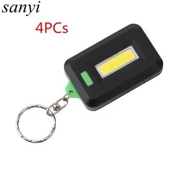 4PCs/lot 3*AAA Battery Mini COB LED Waterproof Flashlight Key Chain Torch 3 Modes Handy Flash Light Lamp For Hunting+Keychain
4PCs/lot 3*AAA Battery Mini COB LED Waterproof Flashlight Key Chain Torch 3 Modes Handy Flash Light Lamp For Hunting+Keychain