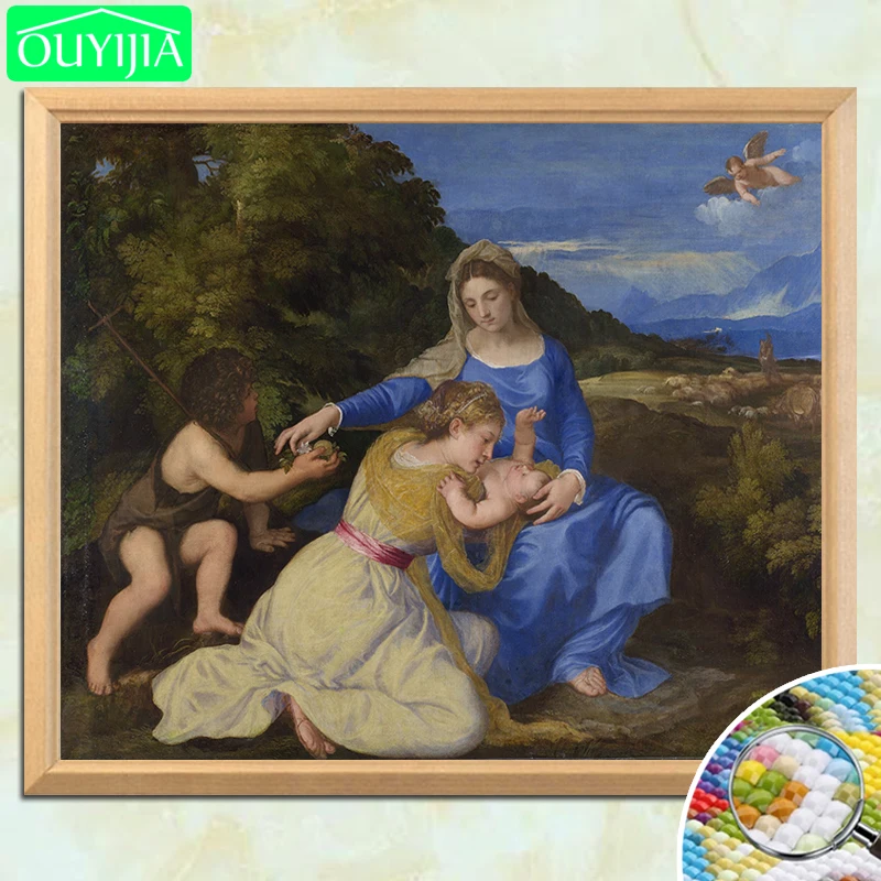 Tiziano Vecellio Famous Painting "The Aldobrandini Madonna" 5D DIY Diamond Painting Full Square Embroidery Rhinestone Mosaic Pic
Tiziano Vecellio Famous Painting "The Aldobrandini Madonna" 5D DIY Diamond Painting Full Square Embroidery Rhinestone Mosaic Pic