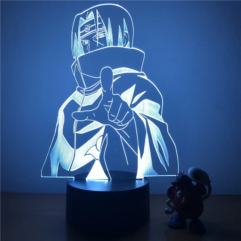3D Lamp Naruto Sasuke Itachi LED Night Light Action Figure 7 Colors Touch Table Decoration Light Optical Illusion
3D Lamp Naruto Sasuke Itachi LED Night Light Action Figure 7 Colors Touch Table Decoration Light Optical Illusion