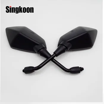 Universal 10mm Motorcycle Rearview Mirrors Black Scooter Moto Side Mirrors FOR kawasaki versys 650 benelli tnt 125 yamaha FZ6
Universal 10mm Motorcycle Rearview Mirrors Black Scooter Moto Side Mirrors FOR kawasaki versys 650 benelli tnt 125 yamaha FZ6