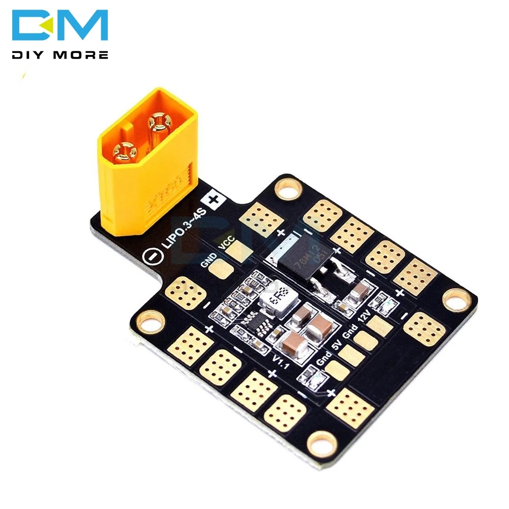 Mini Power Hub PDB XT60 Power Distribution Board PDB-XT60 with BEC 5V 12V for FPV Drone Quadcopter QAV210 QAV-R QAV-X
Mini Power Hub PDB XT60 Power Distribution Board PDB-XT60 with BEC 5V 12V for FPV Drone Quadcopter QAV210 QAV-R QAV-X