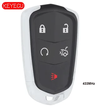 KEYECU Smart Remote Key Fob 5 Button 433MHz Replacement for Cadillac ATS CT6 CTS XTS 2016 2017 2018 2019 2020 FCC: HYQ2EB
KEYECU Smart Remote Key Fob 5 Button 433MHz Replacement for Cadillac ATS CT6 CTS XTS 2016 2017 2018 2019 2020 FCC: HYQ2EB