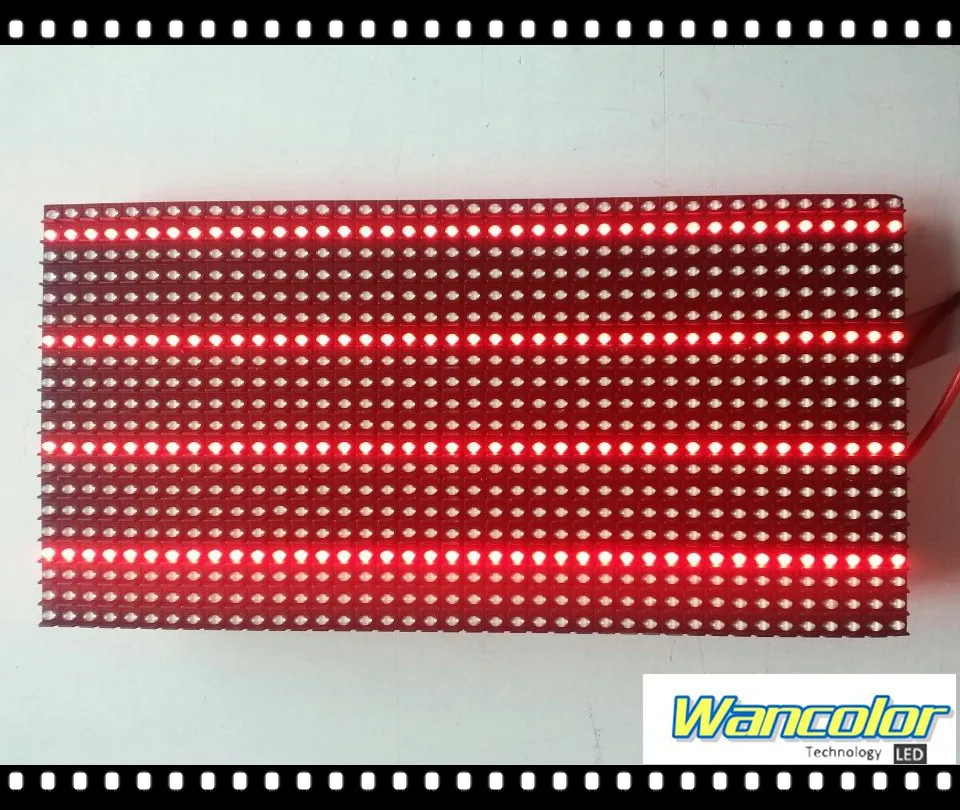 

cheap price p10 semi-outdoor LED display red color LED module 320*160mm size for LED display Scrolling message led sign