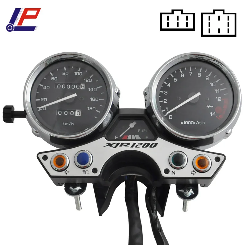 180-km/h Motorcycle Gauges Cluster Speedometer 180 Speed For XJR1200 89-97 XJR 1200 Tachometer Odometer Instrument Assembly
180-km/h Motorcycle Gauges Cluster Speedometer 180 Speed For XJR1200 89-97 XJR 1200 Tachometer Odometer Instrument Assembly