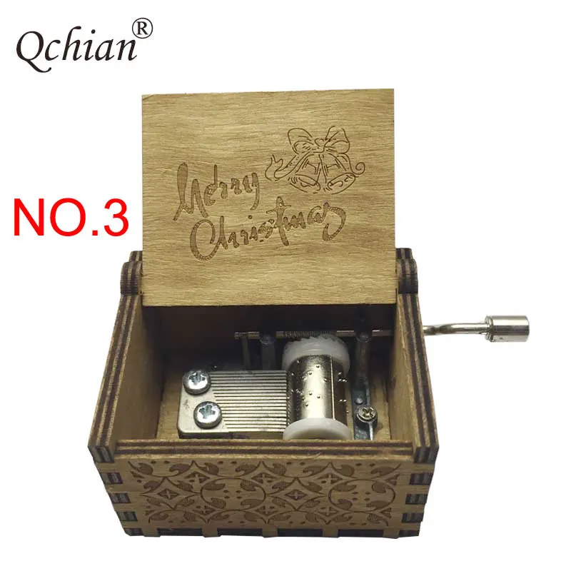 Merry Christmas Music Exquisite Metal Keychain Stainless Steel Movement Wooden Case Music Box New Year Gift for Kids
Merry Christmas Music Exquisite Metal Keychain Stainless Steel Movement Wooden Case Music Box New Year Gift for Kids