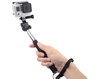 

Extendable Handheld Selfie Stick Self-timer Monopod with Tripod Mount Adapter for Gopro Hero 5 4 3+ 3 2 SJCAM