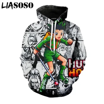 LIASOSO 2019 Winter New Men Women Sweatshirt 3D Print Anime HUNTER HUNTER Hoodie Long Sleeve Casual Harajuku Pullover B002-12
LIASOSO 2019 Winter New Men Women Sweatshirt 3D Print Anime HUNTER HUNTER Hoodie Long Sleeve Casual Harajuku Pullover B002-12