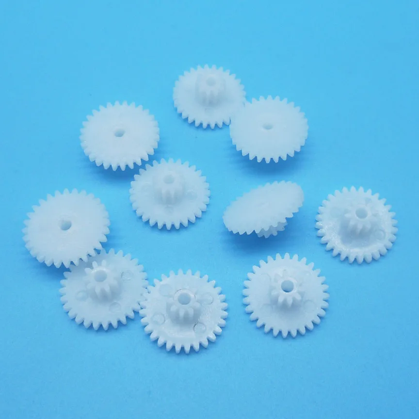 28102.5A 28102.5B 0.5M Double Layer Gear Module 0.5 28 Teeth + 10 Tooth Plastic Gears Transmission Unit Accessories 10pcs/lot
28102.5A 28102.5B 0.5M Double Layer Gear Module 0.5 28 Teeth + 10 Tooth Plastic Gears Transmission Unit Accessories 10pcs/lot