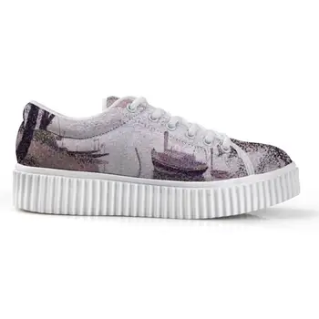 New Exclusive Women's Low Top Platform Canvas Shoes 3D Print With Art Painting Lady's height increase Flats Shoe 2019 Spring
New Exclusive Women's Low Top Platform Canvas Shoes 3D Print With Art Painting Lady's height increase Flats Shoe 2019 Spring