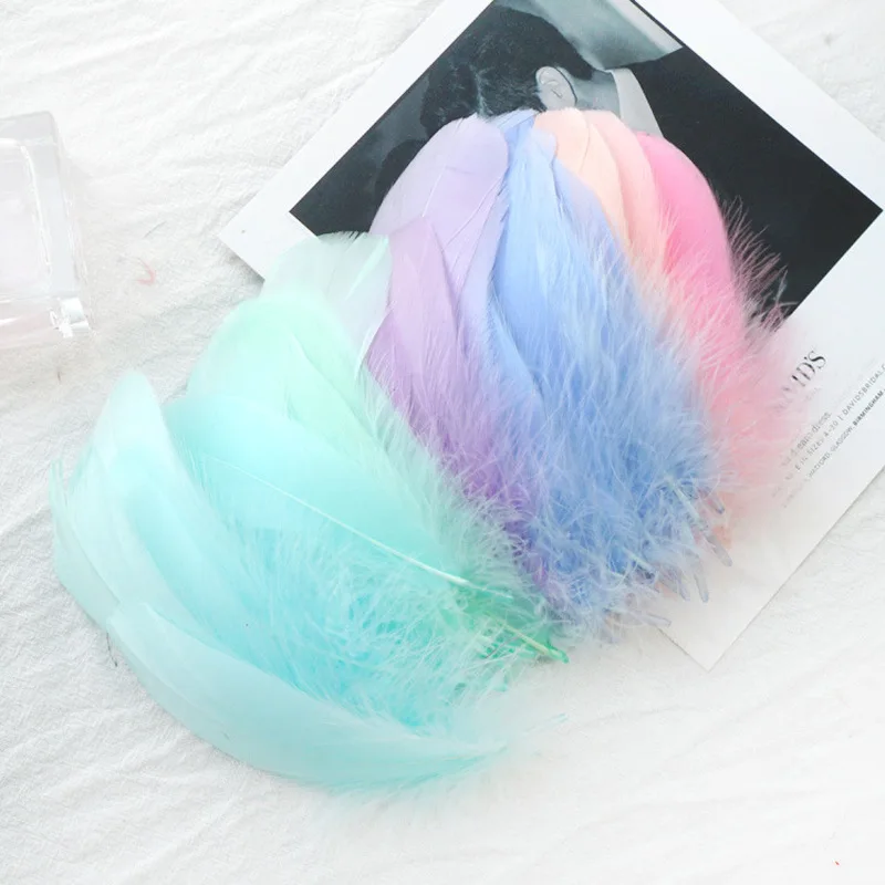 100pcs Feathers 4-6 Inches 7-13cm Chicken Goose Plumes Turkey Marabou Feathers for Carnival Halloween Christmas DIY Craft Decor
100pcs Feathers 4-6 Inches 7-13cm Chicken Goose Plumes Turkey Marabou Feathers for Carnival Halloween Christmas DIY Craft Decor