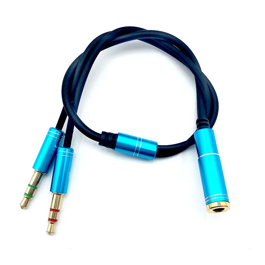 3.5mm Extension Earphone Adapter Converter Cable Headphone+Mic Audio Splitter Aux Cable Adapter Cord for Computer PC Microphone
3.5mm Extension Earphone Adapter Converter Cable Headphone+Mic Audio Splitter Aux Cable Adapter Cord for Computer PC Microphone