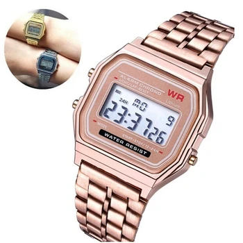 Retro Stainless Steel LCD Digital Sports Stopwatch Watch LED Ladies Watch Female Electronic Clock Elegant Mens Women
Retro Stainless Steel LCD Digital Sports Stopwatch Watch LED Ladies Watch Female Electronic Clock Elegant Mens Women