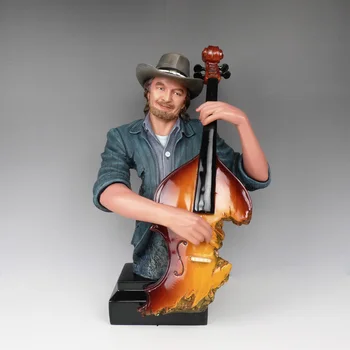 Bassist Player Figurine Resin Music Band Statue Craft Ornament Embellishment Accessories Furnishing for Home Decoration and Gift
Bassist Player Figurine Resin Music Band Statue Craft Ornament Embellishment Accessories Furnishing for Home Decoration and Gift