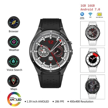 

KW88 Pro 3G Smartwatch Phone Android 7.0 MTK6580 Quad Core 1.3GHz 1GB RAM 16GB ROM Smartwatch phone watch Support Sim Card