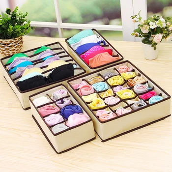 Multi-size Bra Underwear Organizer Foldable Home Storage Box Non-woven Wardrobe Drawer Closet Organizer For Scarfs Socks
Multi-size Bra Underwear Organizer Foldable Home Storage Box Non-woven Wardrobe Drawer Closet Organizer For Scarfs Socks
