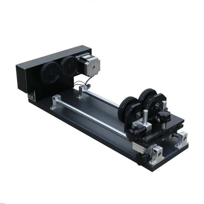 Laser marking machine rotary axis Auxiliary fixture 4 wheel roller rim-drive rotating shaft for Cylinder Round Glass cup bottle
Laser marking machine rotary axis Auxiliary fixture 4 wheel roller rim-drive rotating shaft for Cylinder Round Glass cup bottle