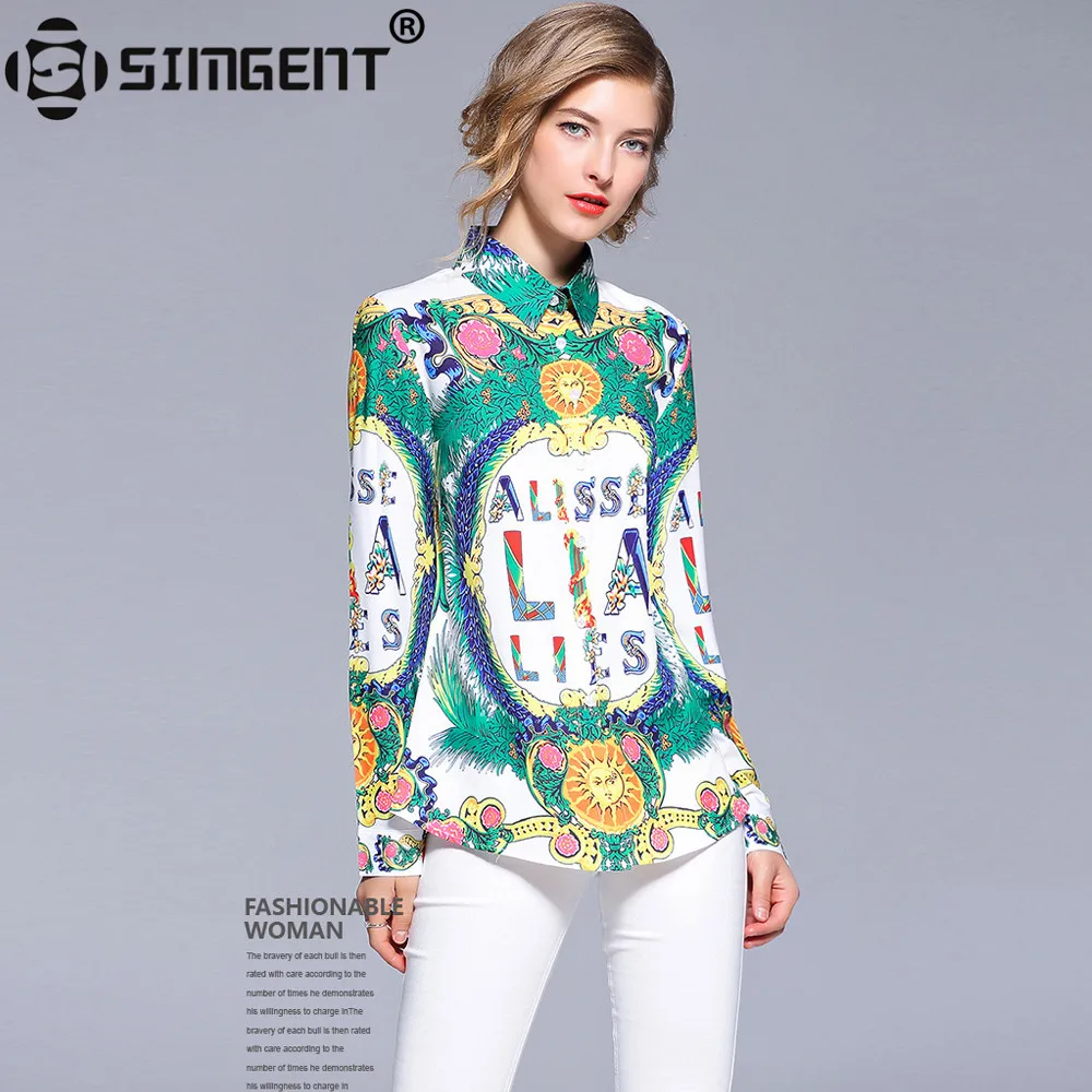 Simgent New Fashion Ladies Tops Long Sleeve Turn Down Collar Casual Office Print Basic Shirts Women Blouse Autumn Spring SG87253
Simgent New Fashion Ladies Tops Long Sleeve Turn Down Collar Casual Office Print Basic Shirts Women Blouse Autumn Spring SG87253