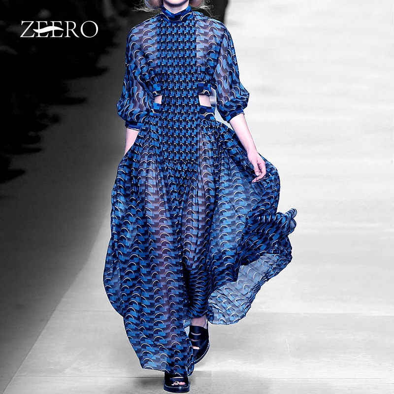 2019 New Summer Women Dress Elegant Lady Sexy Waist Fresh Print Pleated Dress Long Dress Fashion Runway Dress Party Vestiods
2019 New Summer Women Dress Elegant Lady Sexy Waist Fresh Print Pleated Dress Long Dress Fashion Runway Dress Party Vestiods