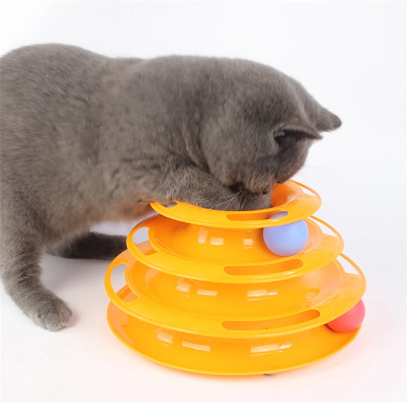 Crazy Ball Disk Cat Toys Funny 3 Layers Interactive Pet Turntable Amusement Plate Triple Play Disc Toy For Kitten Orange/Green
Crazy Ball Disk Cat Toys Funny 3 Layers Interactive Pet Turntable Amusement Plate Triple Play Disc Toy For Kitten Orange/Green