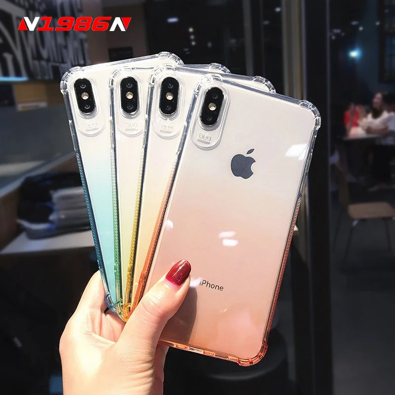 N1986N Phone Case For iPhone 6 6s 7 8 Plus X XR XS Max Fashion Gradient Color Air Bags Design Shockproof Soft TPU For iPhone X
N1986N Phone Case For iPhone 6 6s 7 8 Plus X XR XS Max Fashion Gradient Color Air Bags Design Shockproof Soft TPU For iPhone X