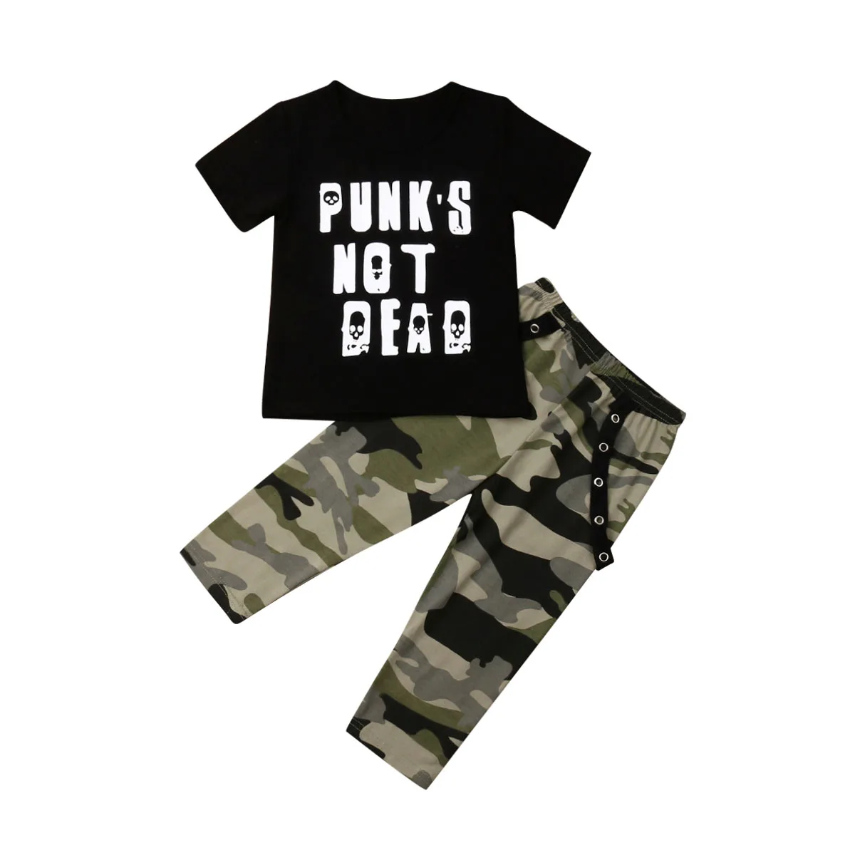 2PCS Toddler Kids Baby Boys Girls Camo Clothes Letter Print Short Sleeve Tops Shirt Camouflage Long Pants Outfit Set 1-6Years
2PCS Toddler Kids Baby Boys Girls Camo Clothes Letter Print Short Sleeve Tops Shirt Camouflage Long Pants Outfit Set 1-6Years