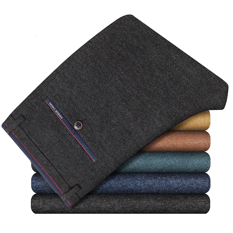 2019 Brand Men trousers Autumn Cotton Brushed Slim Men Casual Straight Long Pants High Quality pantalon home Big Size 40
2019 Brand Men trousers Autumn Cotton Brushed Slim Men Casual Straight Long Pants High Quality pantalon home Big Size 40