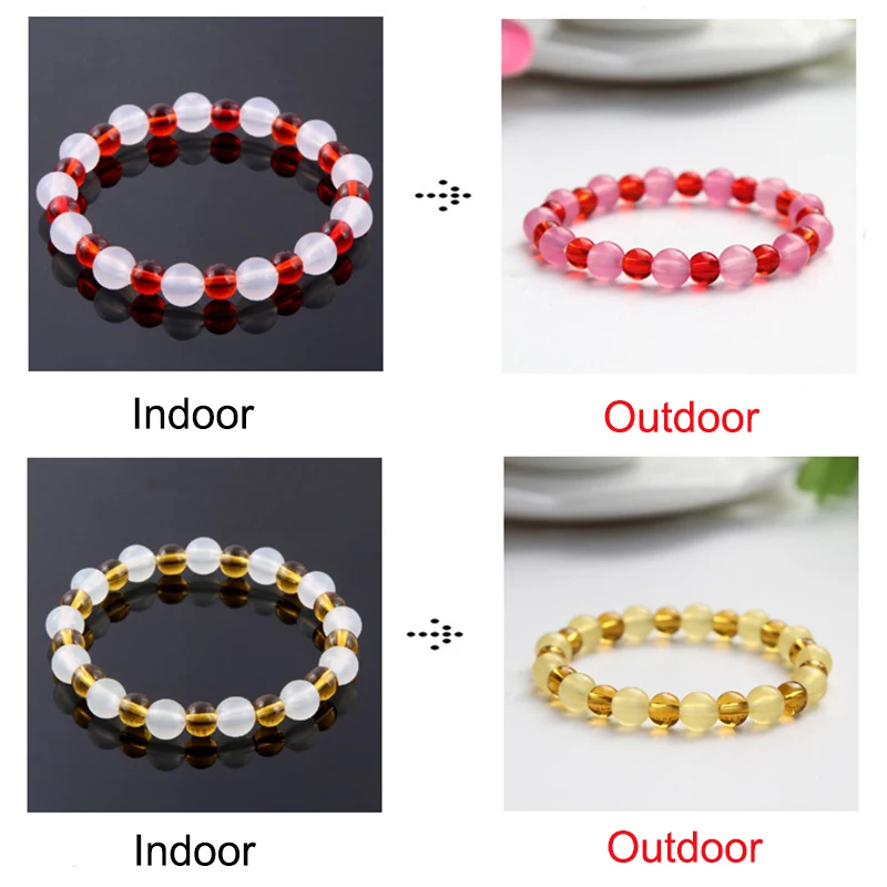 BOEYCJR 5pcs/lot Colorful UV Change Color Beads Bangles & Bracelets Handmade Jewelry Bracelet for Women Energy Bracelet 2019
BOEYCJR 5pcs/lot Colorful UV Change Color Beads Bangles & Bracelets Handmade Jewelry Bracelet for Women Energy Bracelet 2019