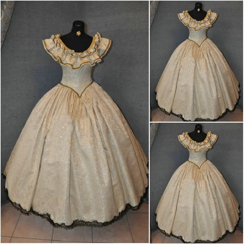 Hot sale! Customer-made 19 Century Vintage Victorian Dresses 1860s Civil War Southern Belle Gown Cosplay dresses US4-36 C-558
Hot sale! Customer-made 19 Century Vintage Victorian Dresses 1860s Civil War Southern Belle Gown Cosplay dresses US4-36 C-558