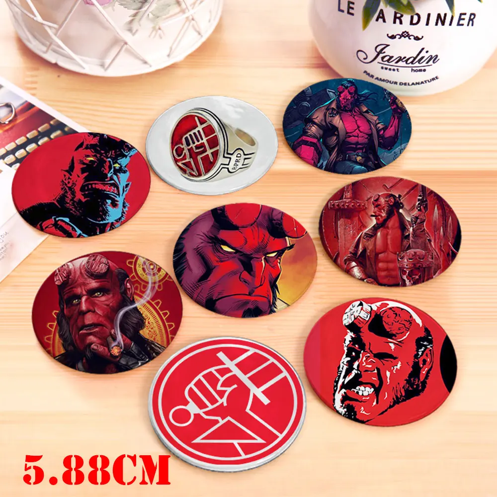 8pcs Hellboy PVC Badge Anung Un Rama Movie Series Brooch Cosplay Chest Button Ornament Collection Chest Button Pin Decorate Gift
8pcs Hellboy PVC Badge Anung Un Rama Movie Series Brooch Cosplay Chest Button Ornament Collection Chest Button Pin Decorate Gift
