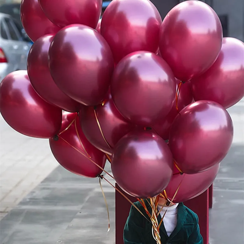 50pcs 10inch pearl wine red latex balloon wedding birthday party decoration balloon photo background wall decoration
50pcs 10inch pearl wine red latex balloon wedding birthday party decoration balloon photo background wall decoration