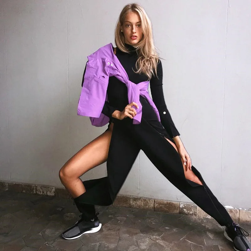 KENNTRICE Hip Hop Trousers Women Pencil Pant Side Slit Zipper Open Leg Female Pants Black Joggers Pants
KENNTRICE Hip Hop Trousers Women Pencil Pant Side Slit Zipper Open Leg Female Pants Black Joggers Pants
