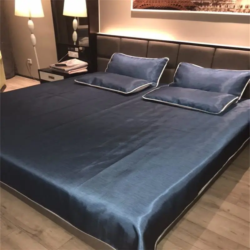 3in1 luxury ice silk sheets summer cool mat + pillowcase washable summer bedding set large size sheets
3in1 luxury ice silk sheets summer cool mat + pillowcase washable summer bedding set large size sheets