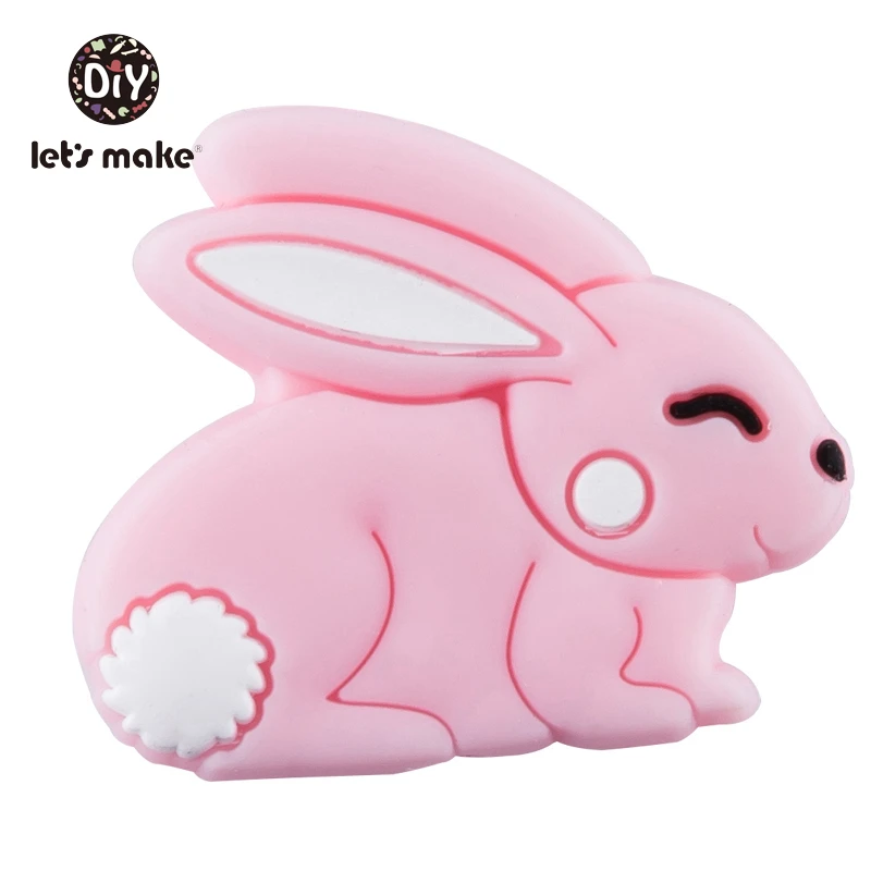Let's Make 50pcs Food Grade Silicone Teether Animalsbpa Free Silicone Beads Rabbit Nursing Accessories And Gifts Baby Teether
Let's Make 50pcs Food Grade Silicone Teether Animalsbpa Free Silicone Beads Rabbit Nursing Accessories And Gifts Baby Teether