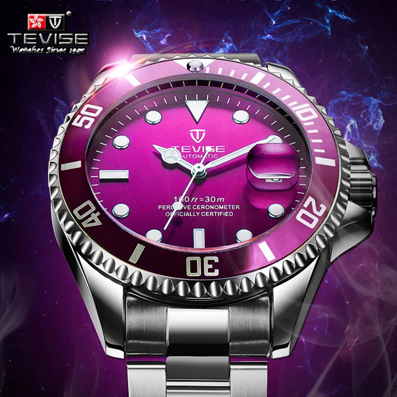 Hot Tevise Men Mechanical Watch Automatic Date Fashion luxury Cool Clock Male Role Sport Business Clock Relogio Masculino
Hot Tevise Men Mechanical Watch Automatic Date Fashion luxury Cool Clock Male Role Sport Business Clock Relogio Masculino