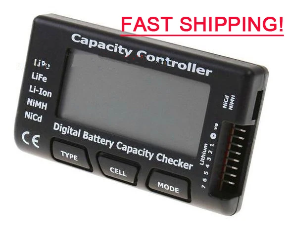 Digital battery capacity checker-CellMeter-7 2s-7s Lipo/Life/Lilo/NiCd/NiMh Battery Checker, model battery checker 
Digital battery capacity checker-CellMeter-7 2s-7s Lipo/Life/Lilo/NiCd/NiMh Battery Checker, model battery checker