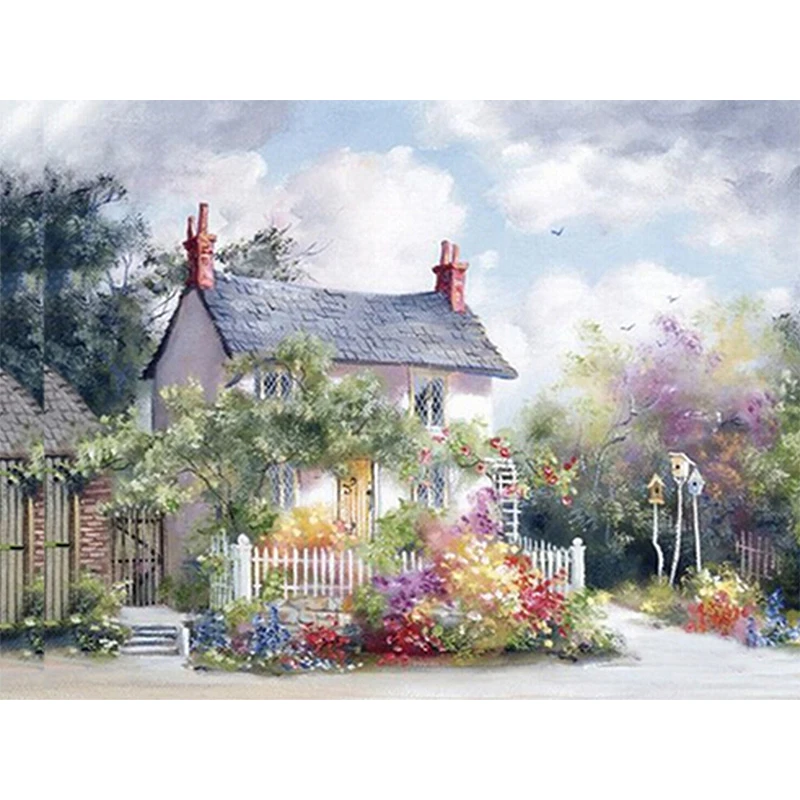 2018 Diy Diamond painting a beautiful house cross stitch drill round diamond sets unfinish decorative full diamond embroidery
2018 Diy Diamond painting a beautiful house cross stitch drill round diamond sets unfinish decorative full diamond embroidery