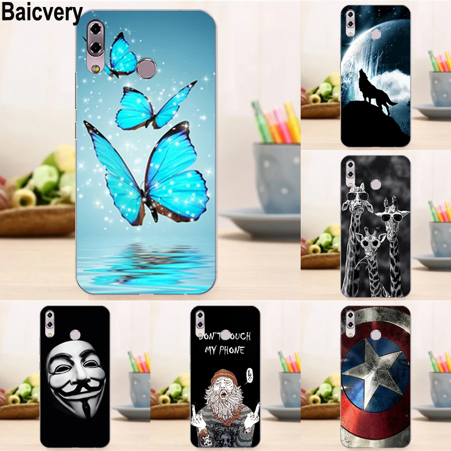 Мягкий модный чехол с рисунком для Asus Zenfone 5 2018 ZE620KL ZE620 KL ZE 620KL ZS620KL X00QD X00QC высшего
