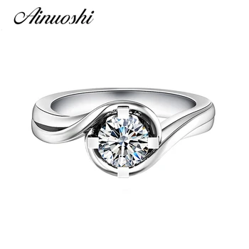 Luxury 1 Carat Solitaire Rings For Women 925 Sterling Silver Noble Party Female Ring Fashion Jewelry Engagement Lover Party Gift 
Luxury 1 Carat Solitaire Rings For Women 925 Sterling Silver Noble Party Female Ring Fashion Jewelry Engagement Lover Party Gift