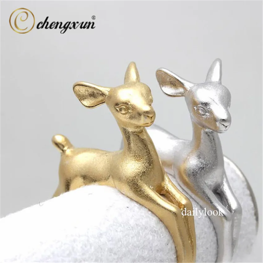 CHENGXUN Kids Retro Cute Rings Bambi Beer Wrap Open Rings Adjustable Reindeer Horn Ring in Gold Silver Charms Cocktail
CHENGXUN Kids Retro Cute Rings Bambi Beer Wrap Open Rings Adjustable Reindeer Horn Ring in Gold Silver Charms Cocktail