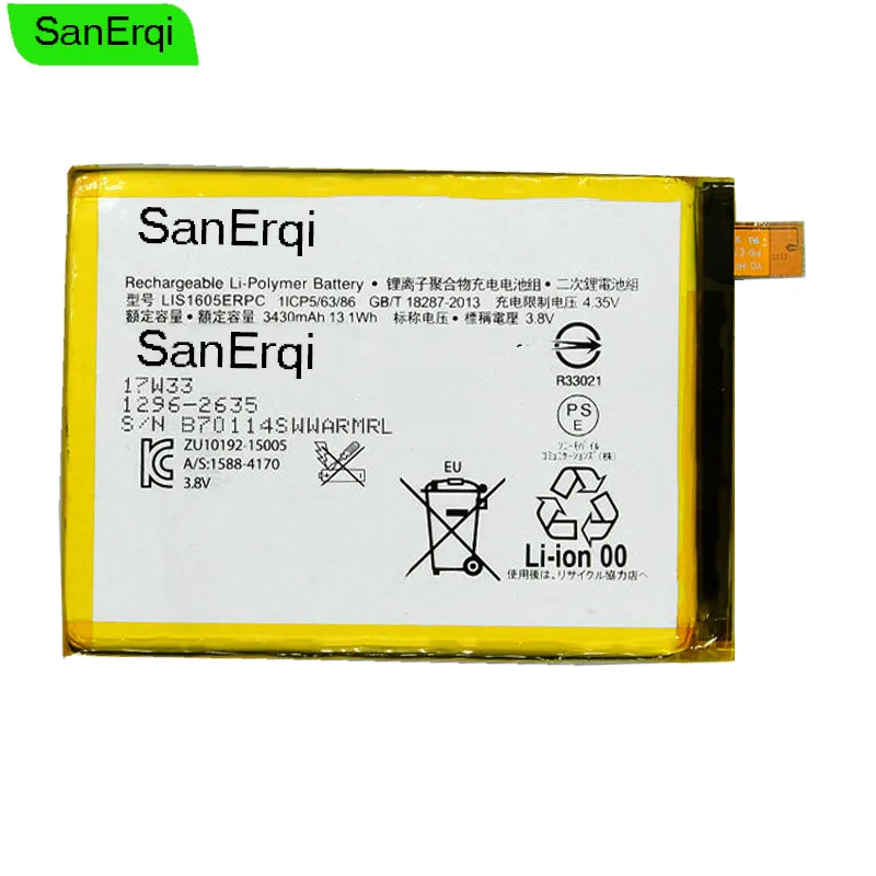 10pcs LIS1605ERPC Battery For For SONY Xperia Z5 Premium Z5P Dua E6853 E6883 LIS1605ERPC Battery
10pcs LIS1605ERPC Battery For For SONY Xperia Z5 Premium Z5P Dua E6853 E6883 LIS1605ERPC Battery