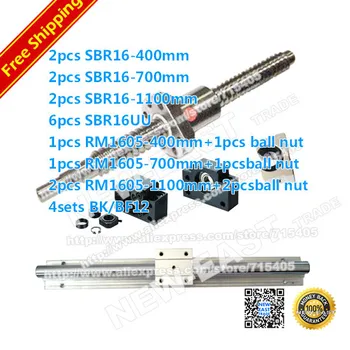 Fast delivery 1lot ballscrew RM1605 400mm RM1605 700mm / 1100mm + 4SETS BK12 / BF12 + SBR16 400mm 700mm / 1100mm +6pcs SBR16UU
Fast delivery 1lot ballscrew RM1605 400mm RM1605 700mm / 1100mm + 4SETS BK12 / BF12 + SBR16 400mm 700mm / 1100mm +6pcs SBR16UU