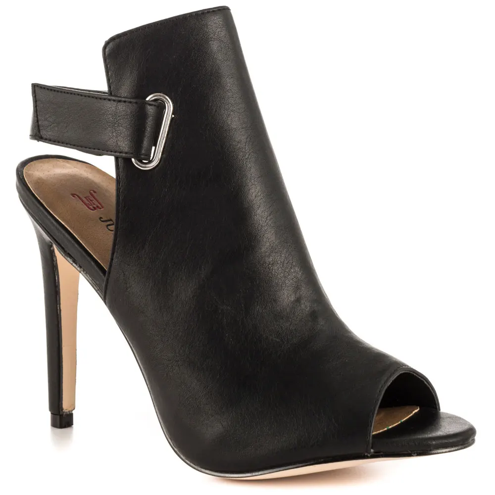 Black Peep Toe Open Heel Ankle High Boots For Women Buckle High Heeled Women Summer Style Boots Made-to-order Size Scarpe Donna
Black Peep Toe Open Heel Ankle High Boots For Women Buckle High Heeled Women Summer Style Boots Made-to-order Size Scarpe Donna