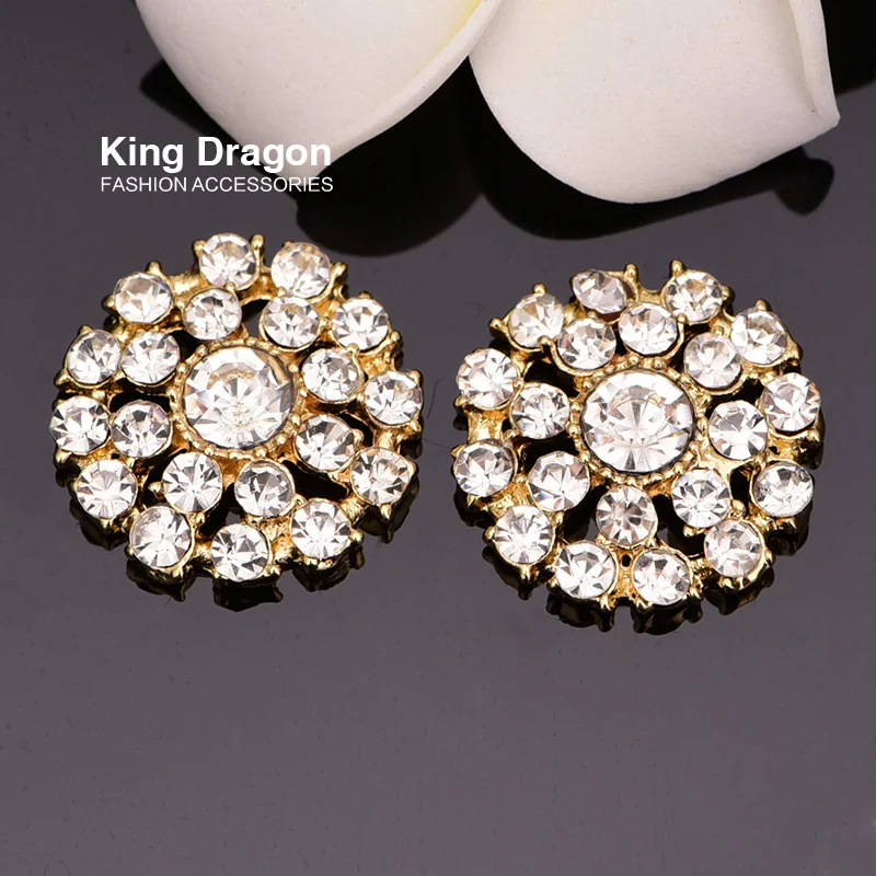 Flat Back Rhinestone Button Used On Invitation Card 22MM 100pcs/lot Gold Color KD16
Flat Back Rhinestone Button Used On Invitation Card 22MM 100pcs/lot Gold Color KD16