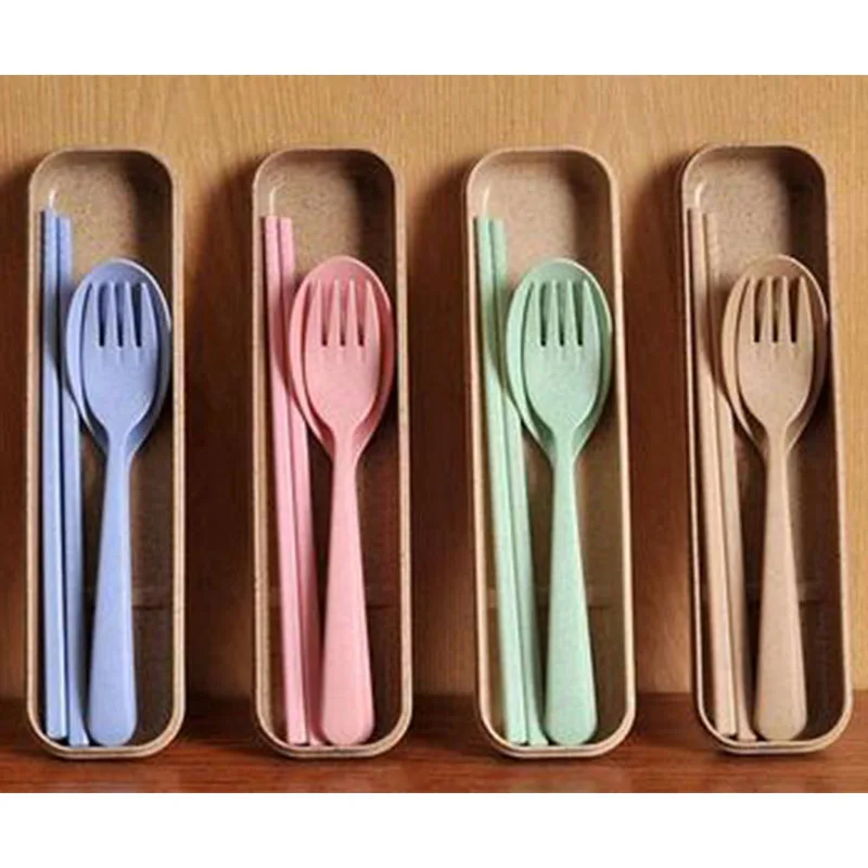 Cutlery Set Cute Portable Travel Adult Cutlery Wheat Straw Fork Camping Picnic Set Gift for Child Dinnerware travel cutlery
Cutlery Set Cute Portable Travel Adult Cutlery Wheat Straw Fork Camping Picnic Set Gift for Child Dinnerware travel cutlery
