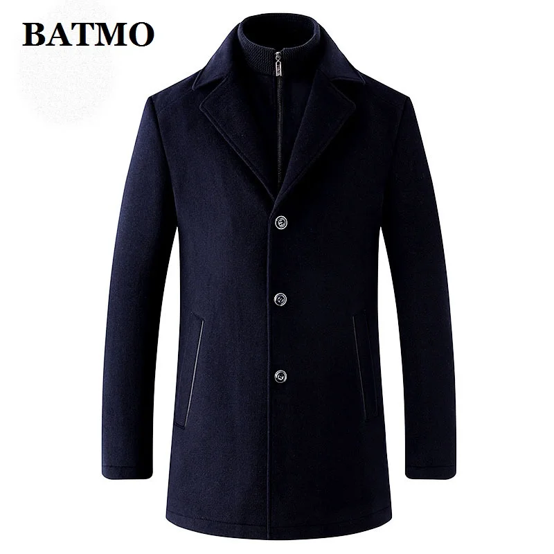 BATMO 2019 new arrival winter high quality wool thicked trench coat men,men's winter warm Liner Detachable parkas,plus-size
BATMO 2019 new arrival winter high quality wool thicked trench coat men,men's winter warm Liner Detachable parkas,plus-size
